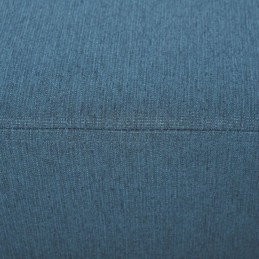 Homcom Reposapiés Salón De Tela De Lino Con Asiento Acolchado Patas Azul Oscuro