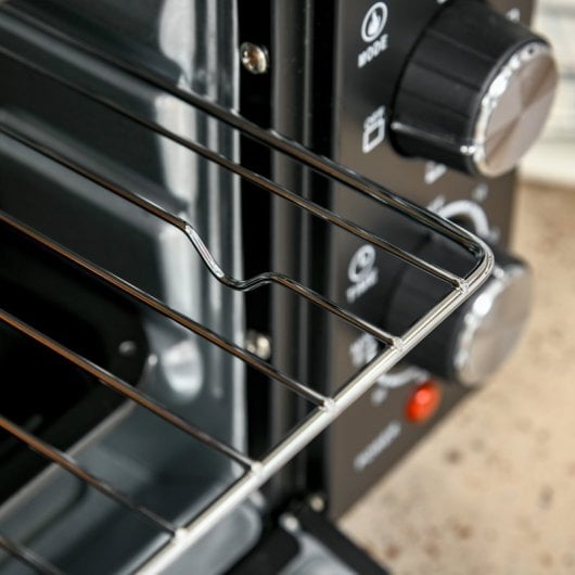 Homcom Forno Elétrico De Bancada De 21l 1400w Com Temporizador Preto