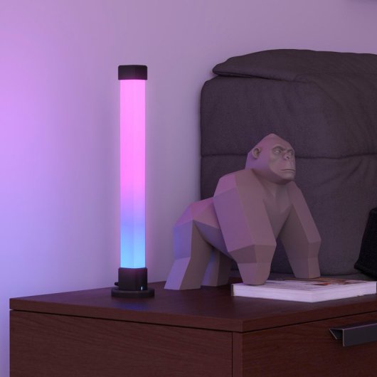 Homcom Conjunto De Candeeiros De Mesa Inteligentes Com App Bluetooth Branco