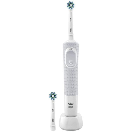 Oral-B Vitality 170 Elektrische Zahnbürste mit 2 Cross Action-Aufsätzen, weiß