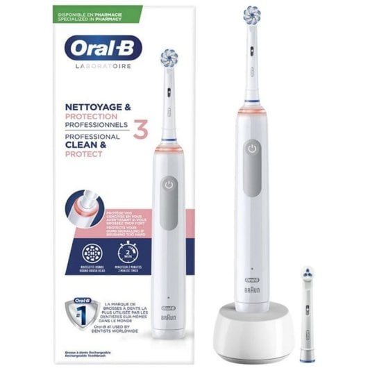 Oral-B Pro 3 Cepillo de Dientes Eléctrico Blanco