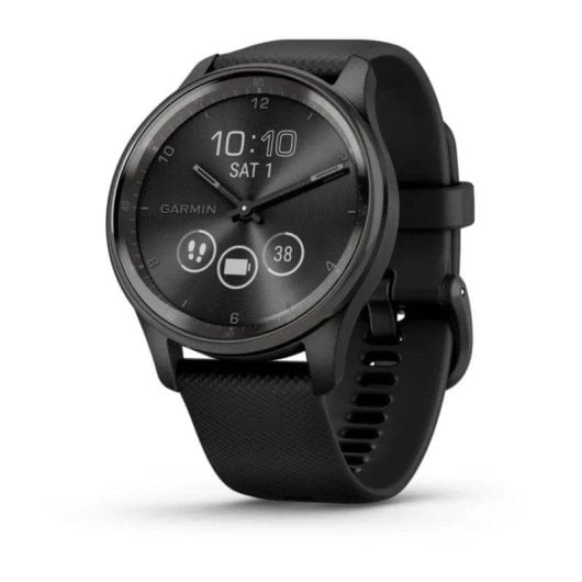 Garmin vívomove Trend Bluetooth GPS NFC 40mm LCD Noir SpO2 Pulsomètre Étanche 5 ATM