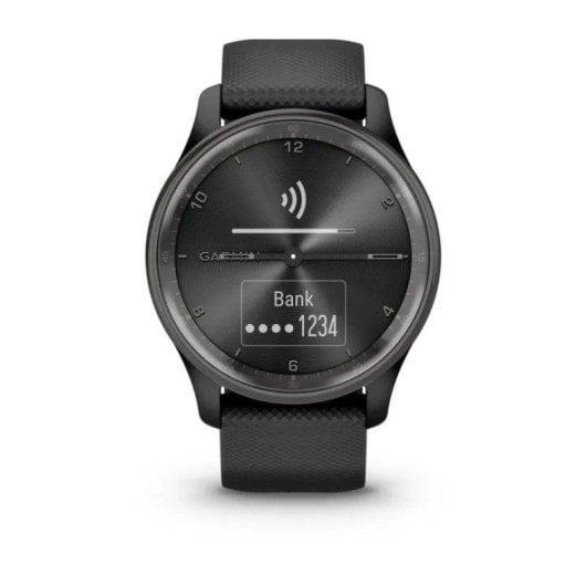 Garmin vívomove Trend Bluetooth GPS NFC 40mm LCD Noir SpO2 Pulsomètre Étanche 5 ATM