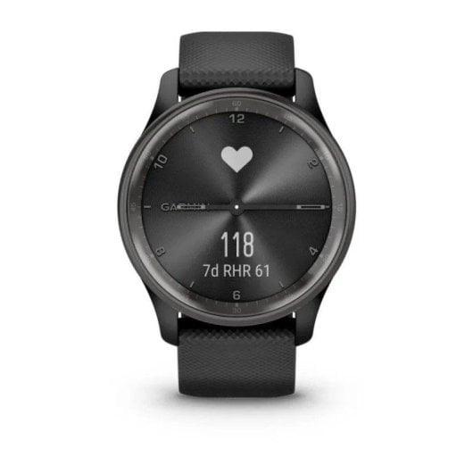 Garmin vívomove Trend Bluetooth GPS NFC 40mm LCD Noir SpO2 Pulsomètre Étanche 5 ATM