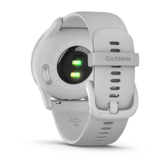 Garmin vívomove Trend Smartwatch Híbrido Bisel Acero Inoxidable Plata y Correa de Silicona Gris