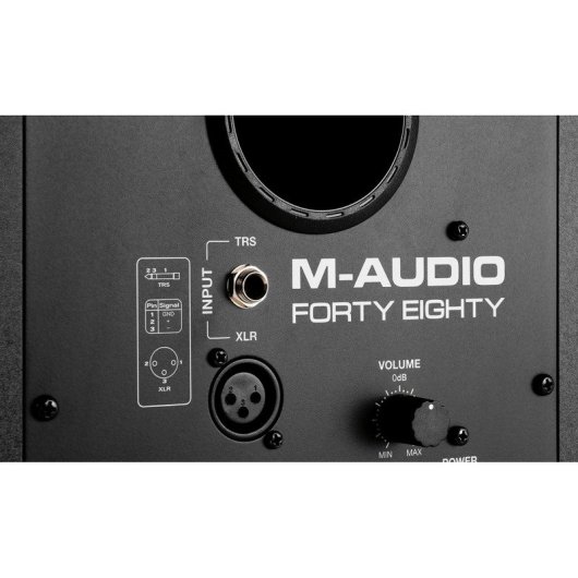 M-Audio Forty Eighty Altavoz Monitor de Estudio 8" para Producción y Mezcla Bluetooth 150W Negro