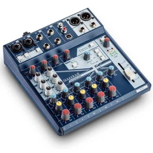 Soundcraft Notepad-8FX Consola de Mezclas Analógica de Formato Pequeño con E/S USB y Efectos Lexicon