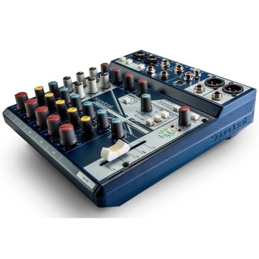 Soundcraft Notepad-8FX Consola de Mezclas Analógica de Formato Pequeño con E/S USB y Efectos Lexicon