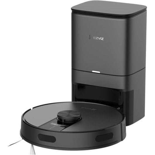 EZVIZ RE4 Plus Robot Aspirador y Fregasuelos con Estación de Vaciado Automático Negro