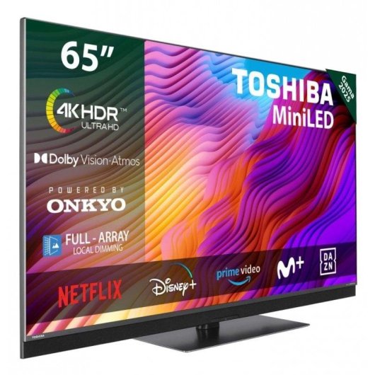 TV Toshiba MiniLED 65MG8F63DG 65" 4K UltraHD 60Hz Smart TV Google TV Dolby Vision