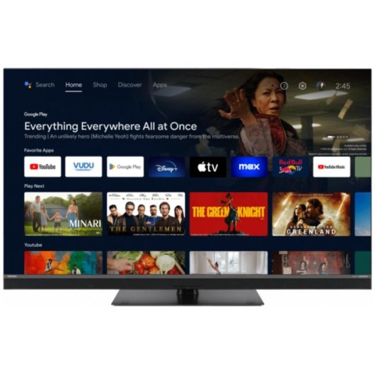 TV Toshiba MiniLED 65MG8F63DG 65" 4K UltraHD 60Hz Smart TV Google TV Dolby Vision