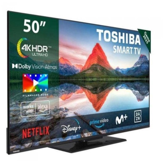 TV Toshiba DLED 50UV3463DG 50" 4K UltraHD 60Hz Smart TV VIDAA HDR10 Dolby Vision