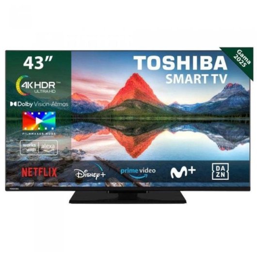 TV Toshiba DLED 43UV3463DG 43" 4K UltraHD 60Hz Smart TV VIDAA HDR10 Dolby Vision
