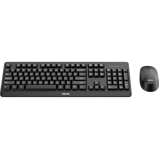 Philips SPT6307BL/16 Combo Teclado y Ratón 1600 DPI Inalámbricos Negro