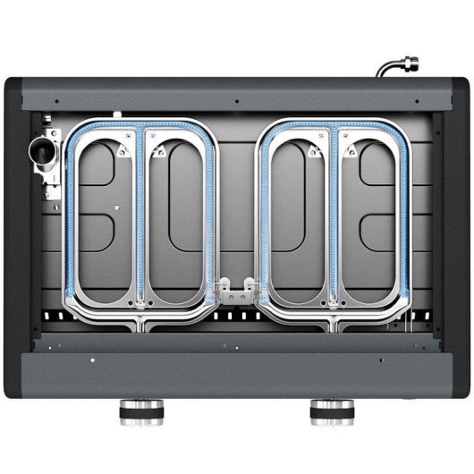 Piastra a gas Campingaz Othello 2 2 bruciatori 6kW blu nero