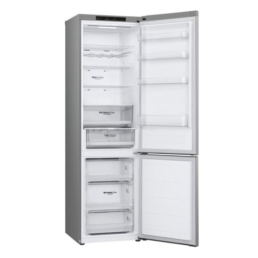 Frigorífico LG Combi No Frost 203 cm 387L D Prata Portas Reversíveis Prime Prata