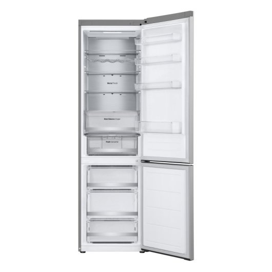 Frigorífico LG Combi 203cm 387L Clase C Prime Silver DoorCooling+ WiFi