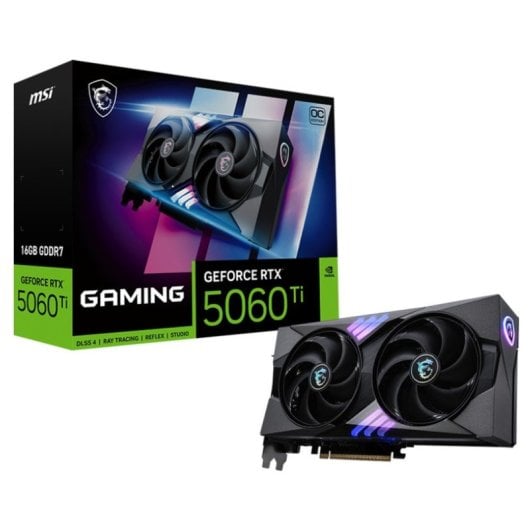 MSI GeForce RTX 5060 Ti GAMING OC 16GB GDDR7 Reflex 2 RTX AI DLSS4