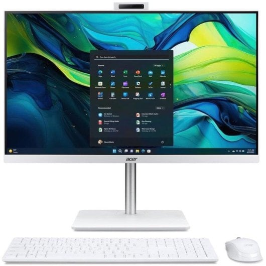 Acer Aspire C27-1E13U7UNH Intel Core i7-1355U 16GB 1TB SSD Iris Xe Graphics Windows 11 Home Ecrã 27"