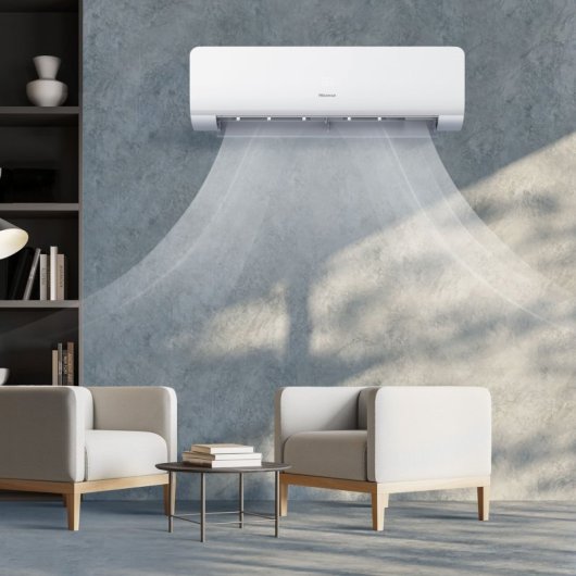 Hisense KC25YR03G Aire Acondicionado Split 1x1 Inverter Con Bomba De Calor 2.236 Frigorías
