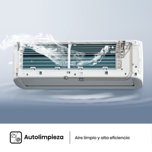 Hisense KC25YR03G Aire Acondicionado Split 1x1 Inverter Con Bomba De Calor 2.236 Frigorías