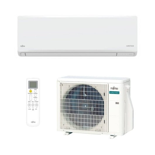 Futjistu ASY25-KN Aire Acondicionado Split 1x1 Wifi Inverter Con Bomba De Calor 2.150 Frigorías