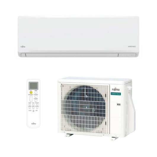 Ar Condicionado Split Fujitsu ASY25-KN 9.000 BTU Inverter Quente e Frio Wi-Fi A++