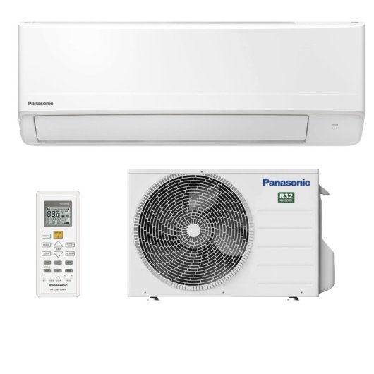 Panasonic KIT-UZ25-ZKE Aire Acondicionado Split 1x1 Inverter Con Bomba De Calor 2.150 Frigorías