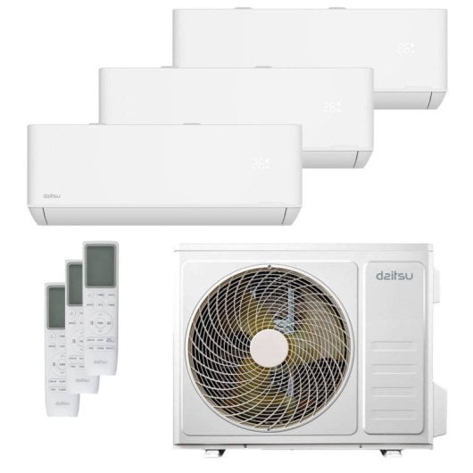 Daitsu DSM-912KDT-4 UE21 Aire Acondicionado Multisplit 3x1 Inverter Con Bomba De Calor 3.010 Frigorías