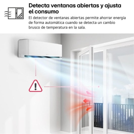 LG MAGNA09MX.SET Aire Acondicionado Split 1x1 Inverter Con Bomba De Calor 2.150 Frigorías