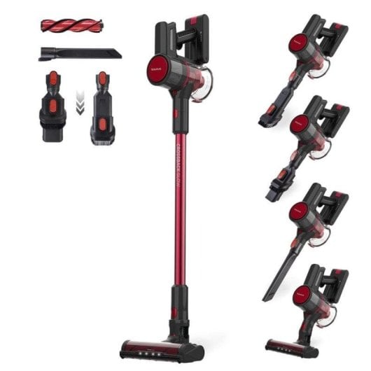 Aspirador sem Fio Taurus Crossback Glow 150W 45min HEPA Leve Depósito 600ml