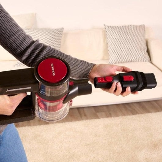 Aspirador sem Fio Taurus Crossback Glow 150W 45min HEPA Leve Depósito 600ml