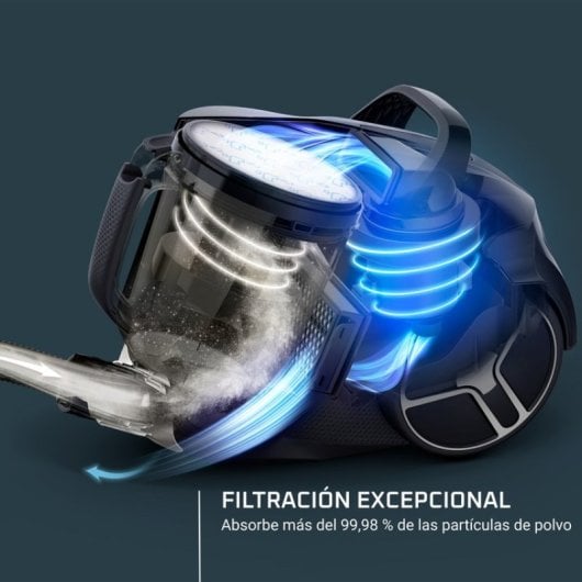 Rowenta RO4B20EA Compact Power XXL Aspirador Trineo sin Bolsa 750W Azul