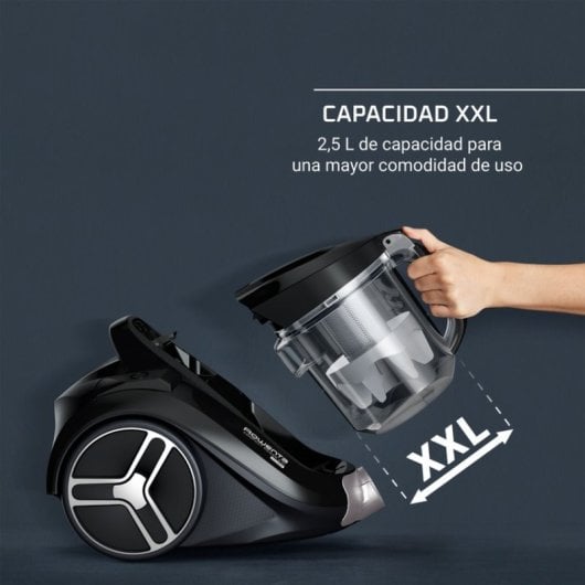 Rowenta RO4B20EA Compact Power XXL Aspirador Trineo sin Bolsa 750W Azul