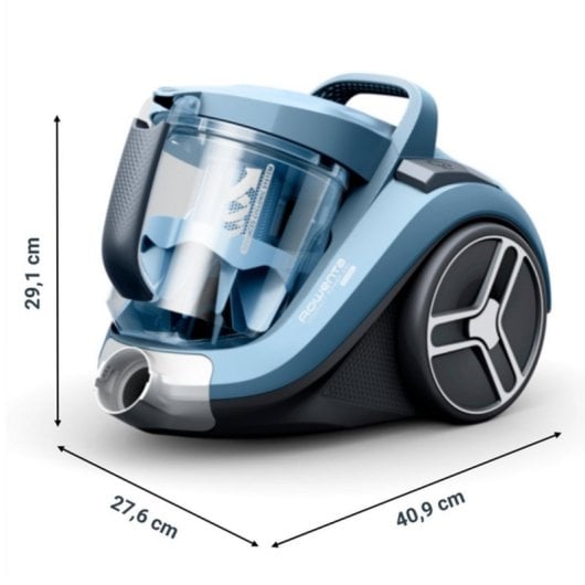 Rowenta RO4B20EA Compact Power XXL Aspirador Trineo sin Bolsa 750W Azul