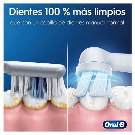 Escova de Dentes Oscilante Rotativo Oral-B IO2 Preto Sensor Pressao Temporizador Estojo