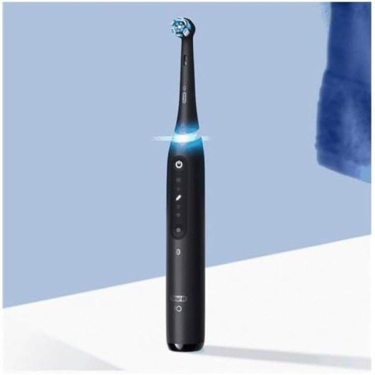 Escova de Dentes Oscilante Rotativo Oral-B iO 5 Preta 5 Modos Sensor Pressao Temporizador Estojo