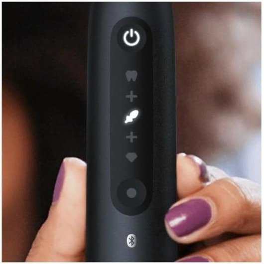 Escova de Dentes Oscilante Rotativo Oral-B iO 5 Preta 5 Modos Sensor Pressao Temporizador Estojo