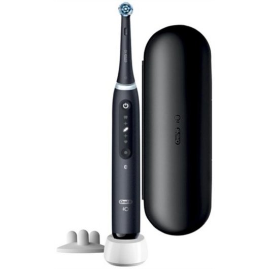 Escova de Dentes Oscilante Rotativo Oral-B iO 5 Preta 5 Modos Sensor Pressao Temporizador Estojo