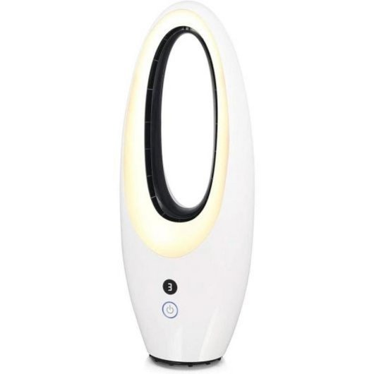 Ventilador de Torre Emerio TFN-122500 65W 3 Velocidades Sin Aspas Mando a Distancia Luz LED Temporizador