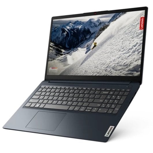 Lenovo IdeaPad 1 AMD Ryzen™ 7 5700U Ordinateur portable 39,6 cm (15.6") Full HD 16 Go DDR4-SDRAM 512 Go SSD Wi-Fi 6 (802.11ax) Windows 11 Home Français Bleu