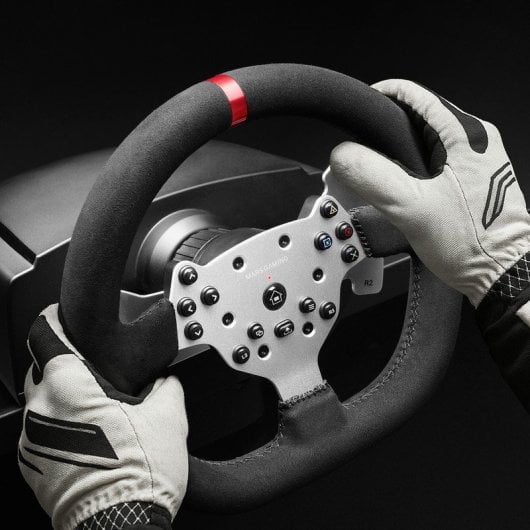Mars Gaming MWH-RSX Volante Simracing Force Feedback Motor Dual Set 3 Pedales Palanca de Cambios