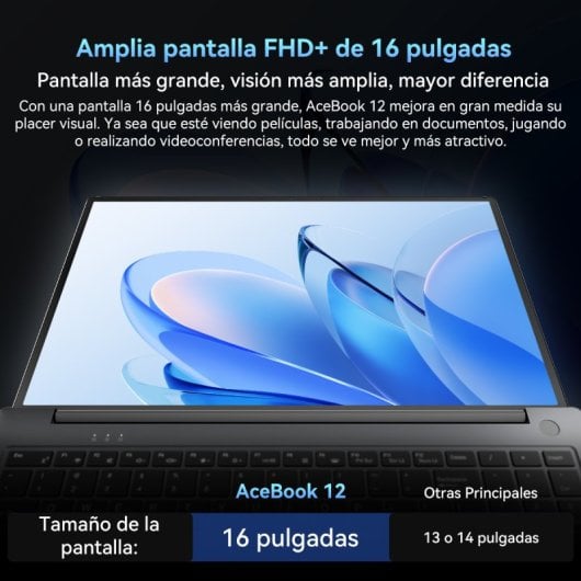 Blackview Acebook 12 Intel Core i5-12450H/16GB/512GB SSD/16" Teclado USA