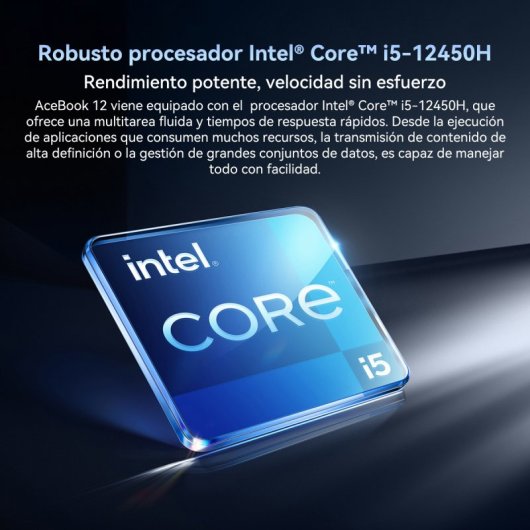 Blackview Acebook 12 Intel Core i5-12450H/16GB/512GB SSD/16" Teclado USA