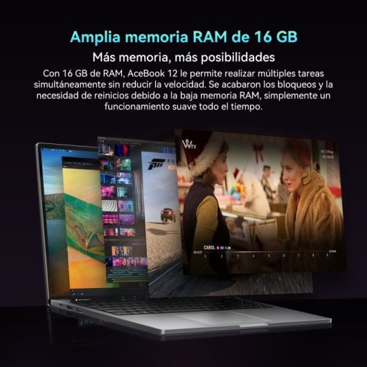 Blackview Acebook 12 Intel Core i5-12450H/16GB/512GB SSD/16" Teclado USA