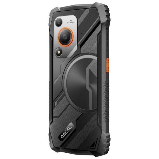 OSCAL Marine 1 Smartphone Robusto 6.56" 4GB/128GB Dual SIM 5100mAh Android 15 Naranja