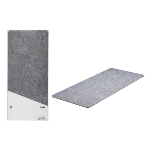 Ewent EW3185 Alfombrilla para Mouse Gaming Extra Grande 900x400x3mm Gris Claro
