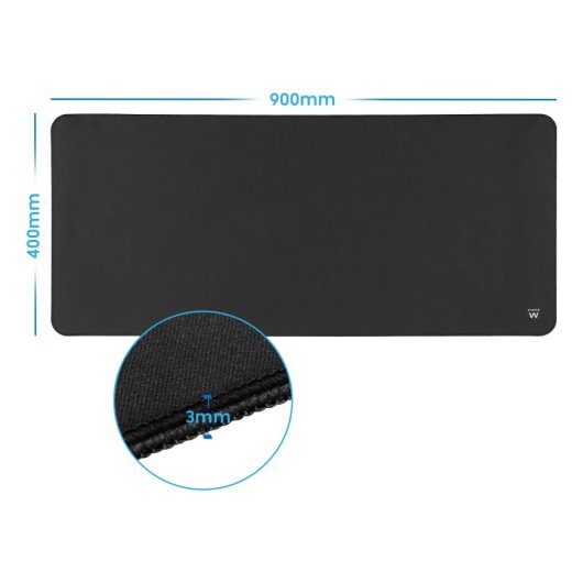Ewent EW3182 Alfombrilla para Mouse Gaming Extra Grande 900x400x3mm Negra