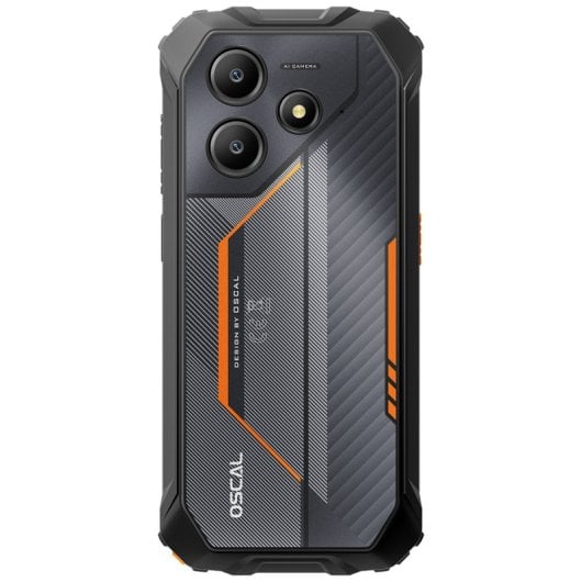 OSCAL Marine 2 Smartphone Robusto 6.56" 8GB/256GB Dual SIM NFC 11000mAh 18W Android 15 Naranja