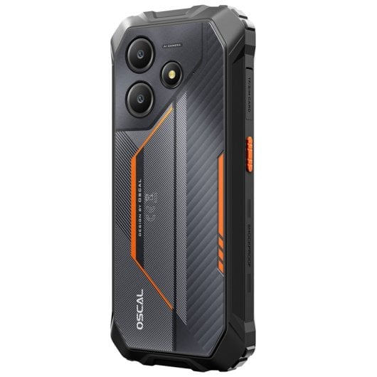 OSCAL Marine 2 Smartphone Robusto 6.56" 8GB/256GB Dual SIM NFC 11000mAh 18W Android 15 Naranja